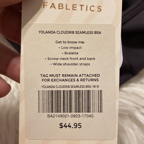 FABLETICS Yolanda Seamless Bra size M brand new with tags - Picture 10 of 12